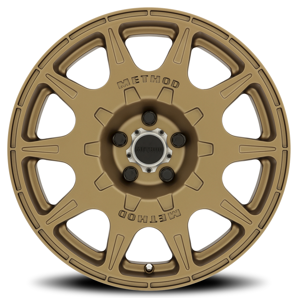 Aluminum Wheels 17x8 Rally MR502 Bolt Pattern 5 On 114.3 Offset 38 Lip Size 0 Method Bronze BRZ Method