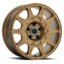 Load image into Gallery viewer, Aluminum Wheels 17x8 Rally MR502 Bolt Pattern 5 On 100 Offset 38 Lip Size 0 Method Bronze BRZ Method