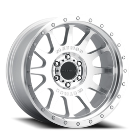 Aluminum Wheels 20x10 NV MR605 Bolt Pattern 6 On 135 Offset -24 Lip Size 2.48 Machined Silver SL Clear Coat Method