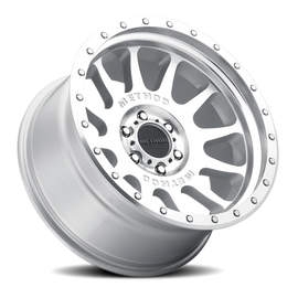 Aluminum Wheels 20x10 NV MR605 Bolt Pattern 6 On 135 Offset -24 Lip Size 2.48 Machined Silver SL Clear Coat Method