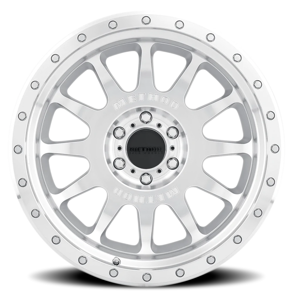 Aluminum Wheels 20x10 NV MR605 Bolt Pattern 6 On 135 Offset -24 Lip Size 2.48 Machined Silver SL Clear Coat Method