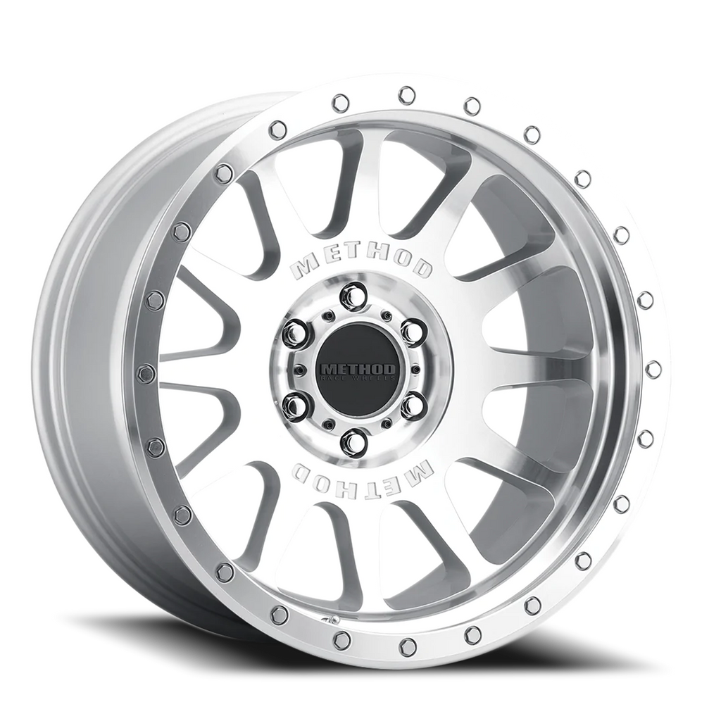 Aluminum Wheels 20x10 NV MR605 Bolt Pattern 5 On 127 Offset -24 Lip Size 2.83 Machined Silver SL Clear Coat Method