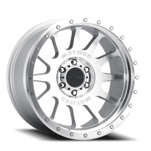 Load image into Gallery viewer, Aluminum Wheels 20x10 NV MR605 Bolt Pattern 5 On 127 Offset -24 Lip Size 2.83 Machined Silver SL Clear Coat Method