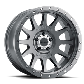 Aluminum Wheels 20x10 NV MR605 Bolt Pattern 5 On 139.7 Offset -24 Lip Size 2.48 Gloss Titanium GY Method