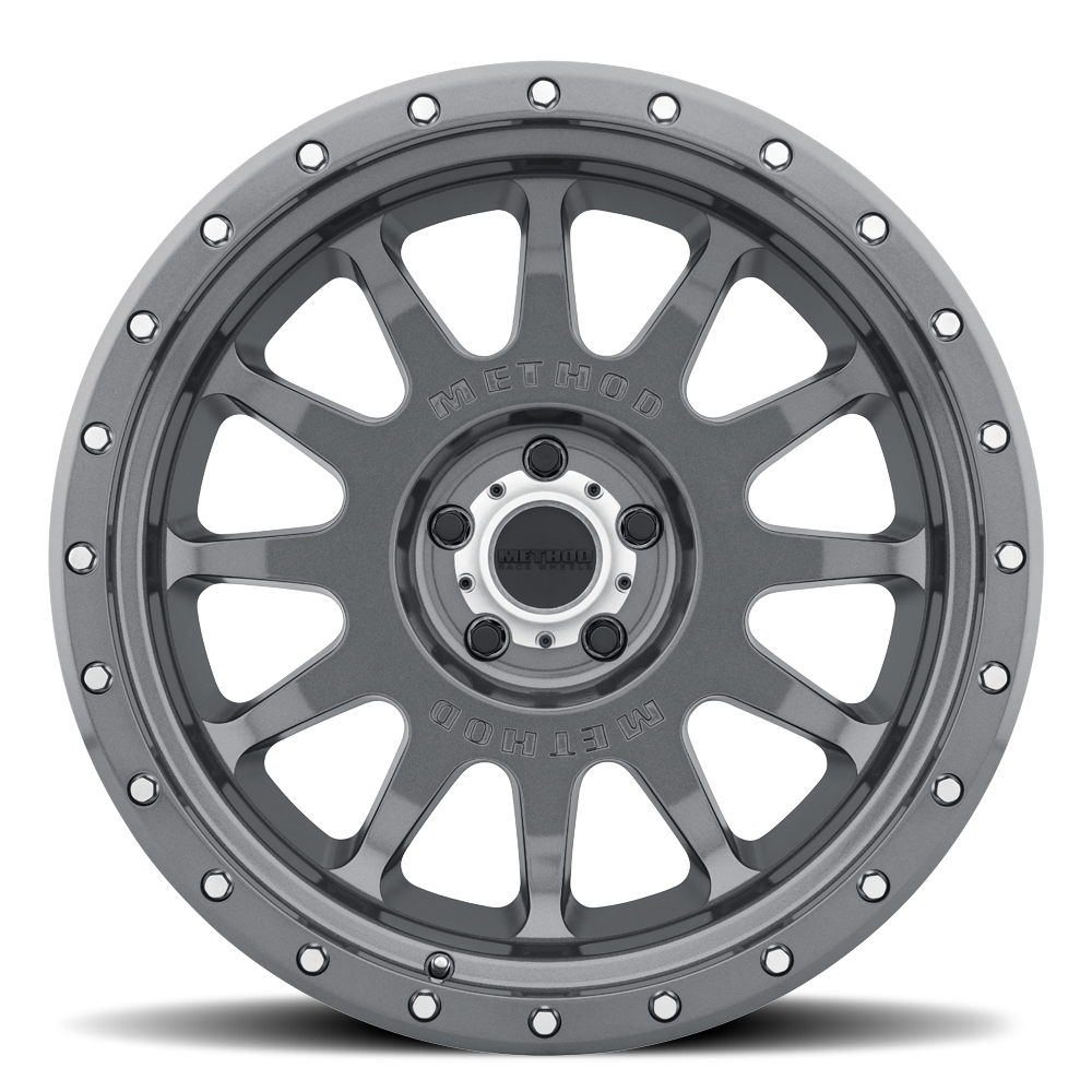 Aluminum Wheels 20x10 NV MR605 Bolt Pattern 5 On 139.7 Offset -24 Lip Size 2.48 Gloss Titanium GY Method