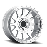 Method Race Wheels MR60521060324N Aluminum Wheels 20x10 NV MR605 Bolt Pattern 6 On 139.7 Offset -24 Lip Size 2.83 Machined Silver SL Clear Coat Method