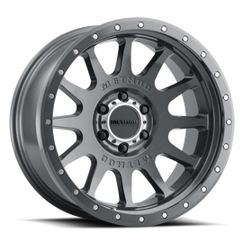 Aluminum Wheels 20x10 NV MR605 Bolt Pattern 8 On 165.1 Offset -24 Lip Size 2.83 Gloss Titanium GY Method