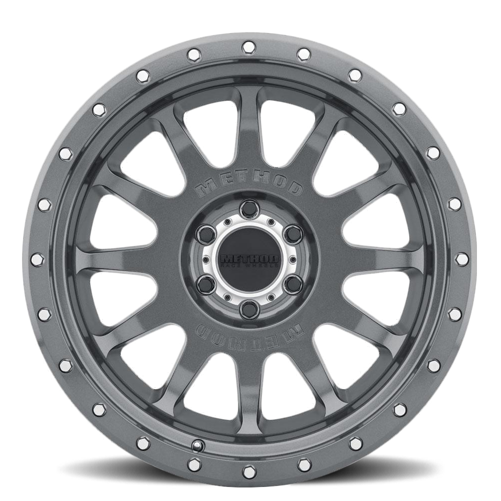 Aluminum Wheels 20x10 NV MR605 Bolt Pattern 8 On 165.1 Offset -24 Lip Size 2.83 Gloss Titanium GY Method