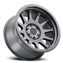 Load image into Gallery viewer, Aluminum Wheels 20x10 NV MR605 Bolt Pattern 8 On 180 Offset -24 Lip Size 2.83 Gloss Titanium GY Method