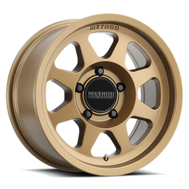 Aluminum Wheels 15x7 Bead Grip MR701 Bolt Pattern 5 On 100 Offset 15 Lip Size 0.91 Method Bronze BRZ Method