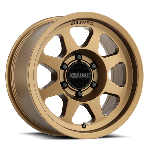 Aluminum Wheels 16x6.5 Bead Grip MR701 Bolt Pattern 6 On 180 Offset 90 Lip Size 0 Method Bronze BRZ Method