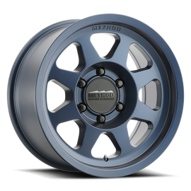 Aluminum Wheels 17x8.5 Bead Grip MR701 Bolt Pattern 6 On 139.7 Offset 0 Lip Size 1.81 Bahia Blue BL Method