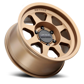 Aluminum Wheels 17x8.5 Bead Grip MR701 Bolt Pattern 6 On 139.7 Offset 0 Lip Size 1.81 Method Bronze BRZ Method