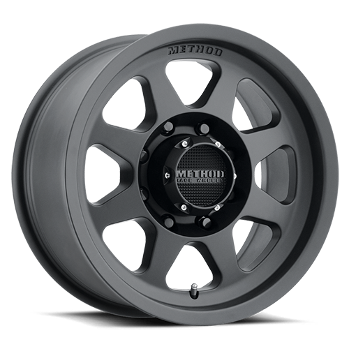 Aluminum Wheels 17x8.5 Bead Grip MR701 Bolt Pattern 8 On 170 Offset 0 Lip Size 1.81 Matte Black MB Method