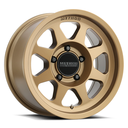 Aluminum Wheels 17x9 Bead Grip MR701 Bolt Pattern 5 On 127 Offset -12 Lip Size 1.97 Method Bronze BRZ Method