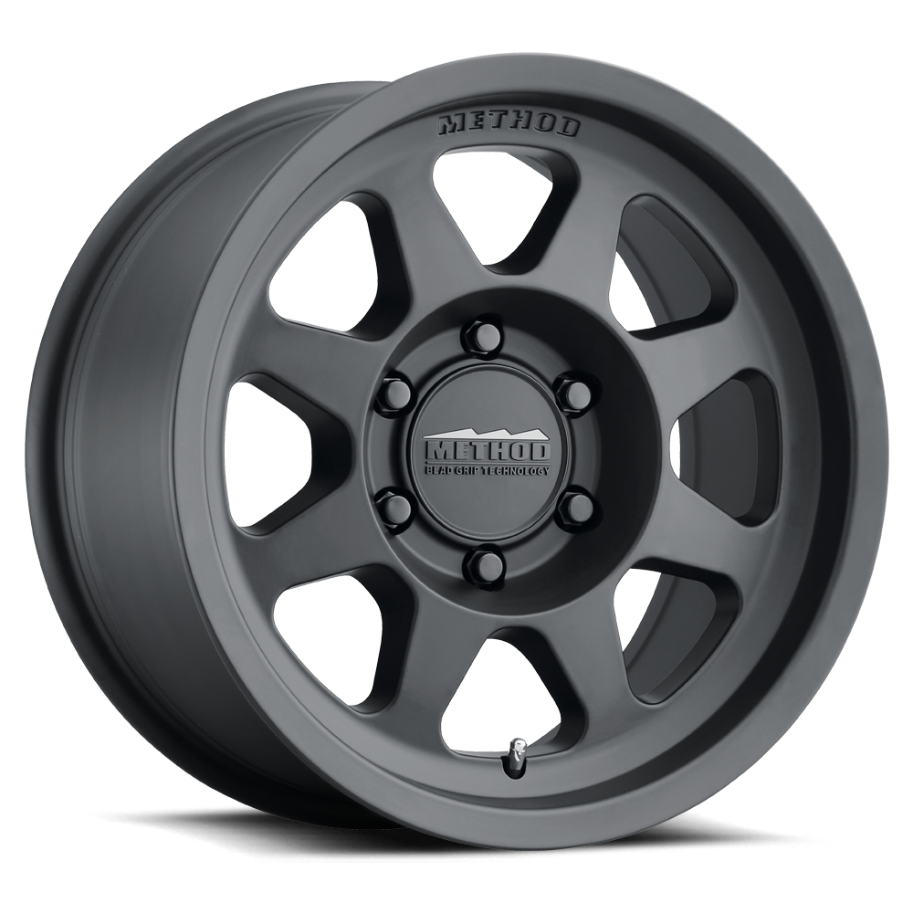 Aluminum Wheels 18x9 Bead Grip MR701 Bolt Pattern 6 On 135 Offset 18 Lip Size 1.81 Matte Black MB Method