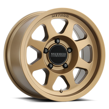 Load image into Gallery viewer, Aluminum Wheels 18x9 Bead Grip MR701 Bolt Pattern 5 On 150 Offset 25 Lip Size 1.81 Method Bronze BRZ Method