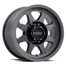 Load image into Gallery viewer, Aluminum Wheels 18x9 HD Bead Grip MR701 Bolt Pattern 8 On 165.1 Offset 18 Lip Size 1.81 Matte Black MB Method