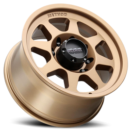 Aluminum Wheels 18x9 HD Bead Grip MR701 Bolt Pattern 8 On 165.1 Offset 18 Lip Size 1.81 Method Bronze BRZ Method