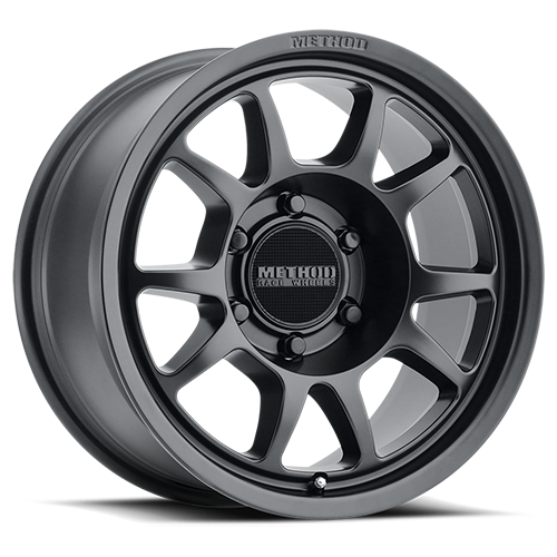 Aluminum Wheels 16x8 Bead Grip MR702 Bolt Pattern 6 On 139.7 Offset 0 Lip Size 1.18 Matte Black MB Method
