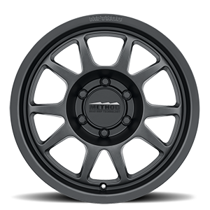 Aluminum Wheels 16x8 Bead Grip MR702 Bolt Pattern 6 On 139.7 Offset 0 Lip Size 1.18 Matte Black MB Method