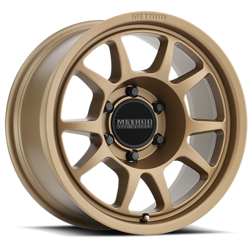 Aluminum Wheels 16x8 Bead Grip MR702 Bolt Pattern 6 On 120 Offset 0 Lip Size 1.18 Method Bronze BRZ Method