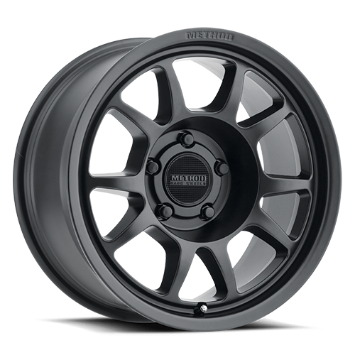 Aluminum Wheels 17x8.5 Bead Grip MR702 Bolt Pattern 5 On 127 Offset 0 Lip Size 1.18 Matte Black MB Method