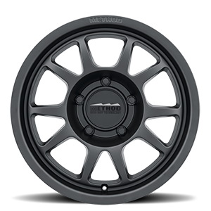 Aluminum Wheels 17x8.5 Bead Grip MR702 Bolt Pattern 5 On 127 Offset 0 Lip Size 1.18 Matte Black MB Method