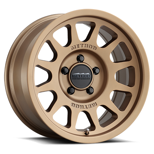 Aluminum Wheels 15x7 Bead Grip MR703 Bolt Pattern 5 On 100 Offset 15 Lip Size 1.18 Method Bronze BRZ Method