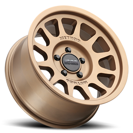 Aluminum Wheels 15x7 Bead Grip MR703 Bolt Pattern 5 On 100 Offset 15 Lip Size 1.18 Method Bronze BRZ Method