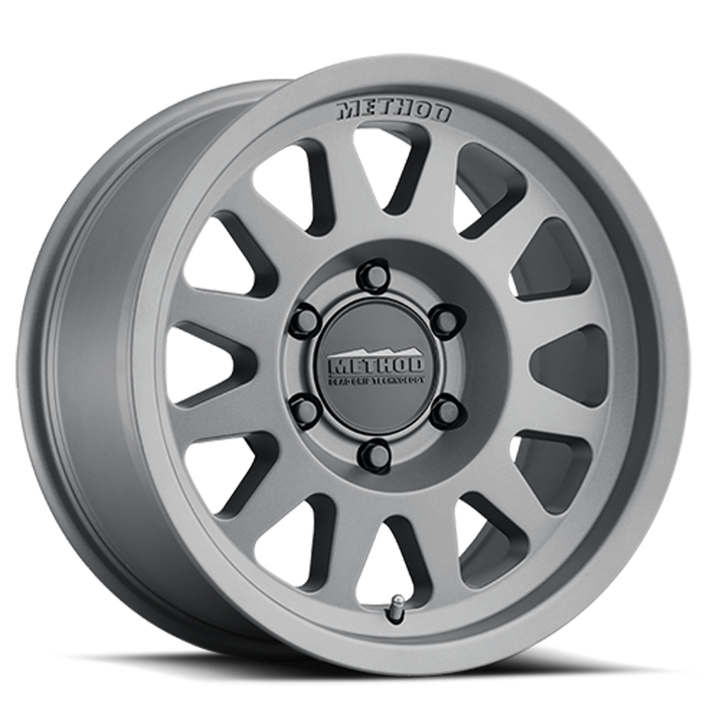Aluminum Wheels 16x6 Bead Grip MR703 Bolt Pattern 5 On 130 Offset 68 Lip Size 0 Gloss Titanium SL Method