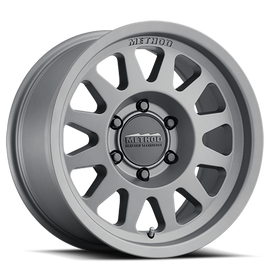 Aluminum Wheels 16x6 Bead Grip MR703 Bolt Pattern 5 On 130 Offset 68 Lip Size 0 Gloss Titanium SL Method