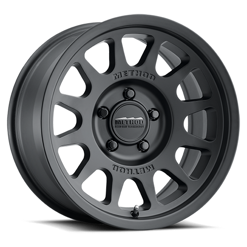 Aluminum Wheels 17x7.5 Bead Grip MR703 Bolt Pattern 5 On 160 Offset 50 Lip Size 0.87 Matte Black MB Method