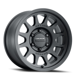 Aluminum Wheels 17x8.5 Bead Grip MR703 Bolt Pattern 6 On 135 Offset 0 Lip Size 1.18 Matte Black MB Method