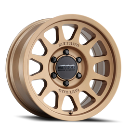 Aluminum Wheels 17x8.5 Bead Grip MR703 Bolt Pattern 6 On 135 Offset 25 Lip Size 0.79 Method Bronze BRZ Method