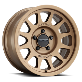 Aluminum Wheels 17x9 Bead Grip MR703 Bolt Pattern 5 On 139.7 Offset -12 Lip Size 1.18 Method Bronze BRZ Method