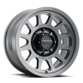 Aluminum Wheels 17x9 Bead Grip MR703 Bolt Pattern 8 On 165.1 Offset -12 Lip Size 1.18 Gloss Titanium SL Method