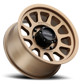 Aluminum Wheels 17x9 Bead Grip MR703 Bolt Pattern 8 On 165.1 Offset -12 Lip Size 1.18 Method Bronze BRZ Method