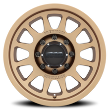 Load image into Gallery viewer, Aluminum Wheels 17x9 Bead Grip MR703 Bolt Pattern 8 On 165.1 Offset -12 Lip Size 1.18 Method Bronze BRZ Method