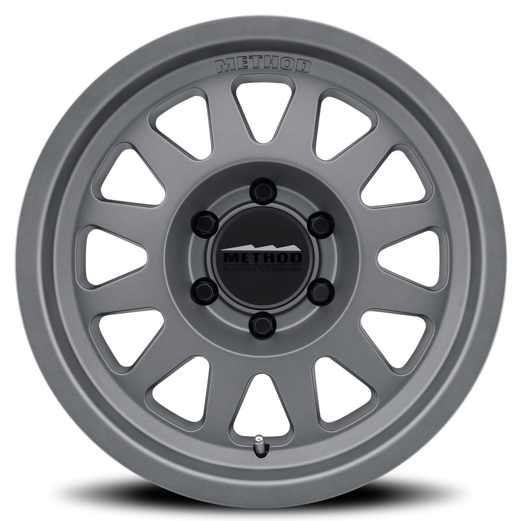 Aluminum Wheels 17x8.5 Bead Grip MR704 Bolt Pattern 5 On 150 Offset 0 Lip Size 1.81 Titanium SL Method