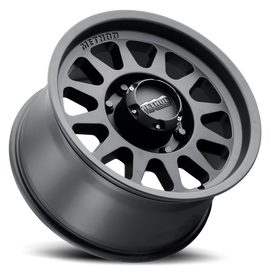 Aluminum Wheels 17x9 Bead Grip MR704 Bolt Pattern 8 On 165.1 Offset 18 Lip Size 1.77 Matte Black MB Method