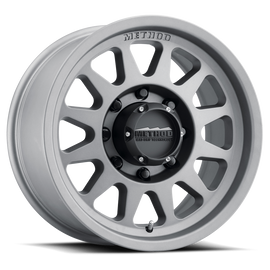 Aluminum Wheels 17x9 Bead Grip MR704 Bolt Pattern 8 On 165.1 Offset 18 Lip Size 1.77 Titanium SL Method