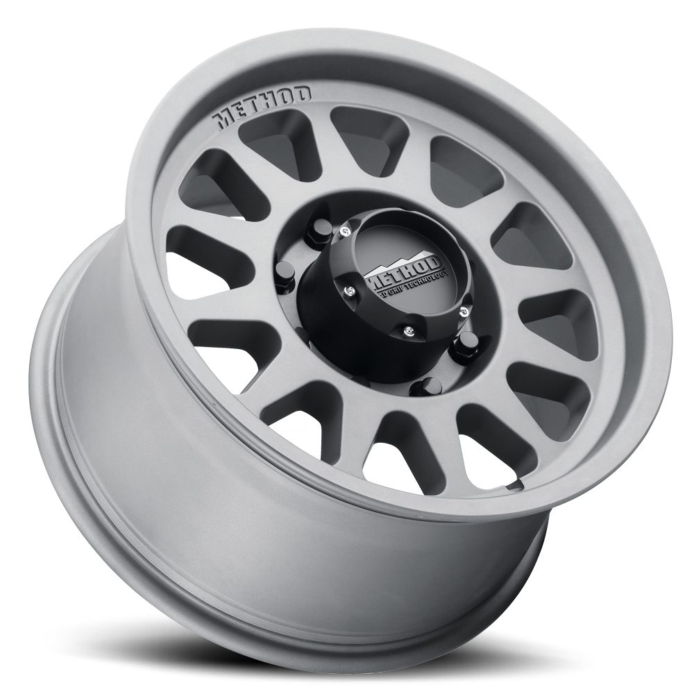 Aluminum Wheels 17x9 Bead Grip MR704 Bolt Pattern 8 On 170 Offset 18 Lip Size 1.77 Titanium SL Method