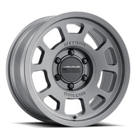 Aluminum Wheels 17x8.5 Bead Grip MR705 Bolt Pattern 5 On 127 Offset 0 Lip Size 1.22 Titanium SL Method