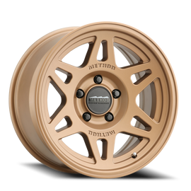Aluminum Wheels 17x7.5 Bead Grip MR706 Bolt Pattern 5 On 108 Offset 30 Bronze BZ Method