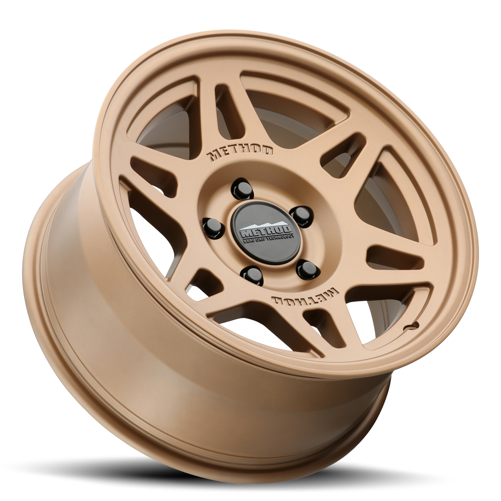 Aluminum Wheels 17x7.5 Bead Grip MR706 Bolt Pattern 5 On 108 Offset 30 Bronze BZ Method