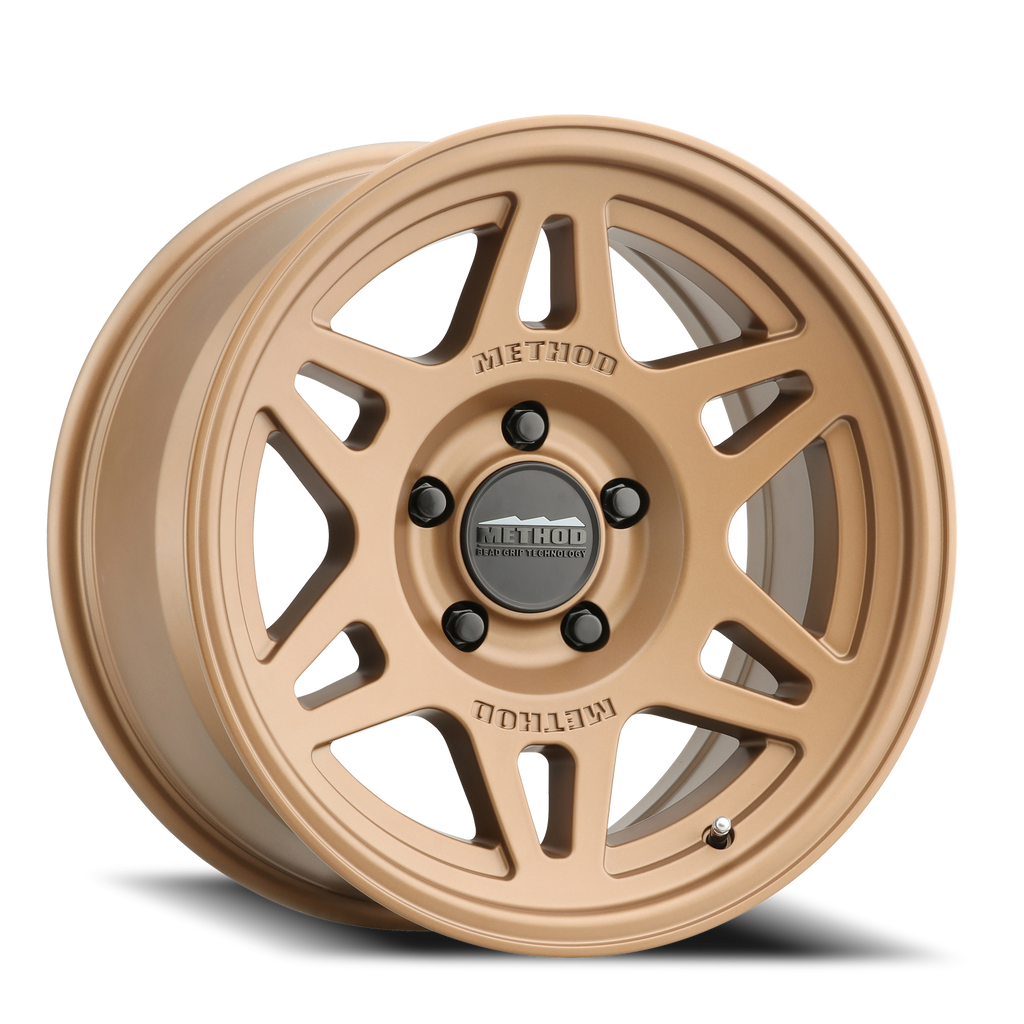 Aluminum Wheels 17x7.5 Bead Grip MR706 Bolt Pattern 5 On 130 Offset 50 Bronze BZ Method