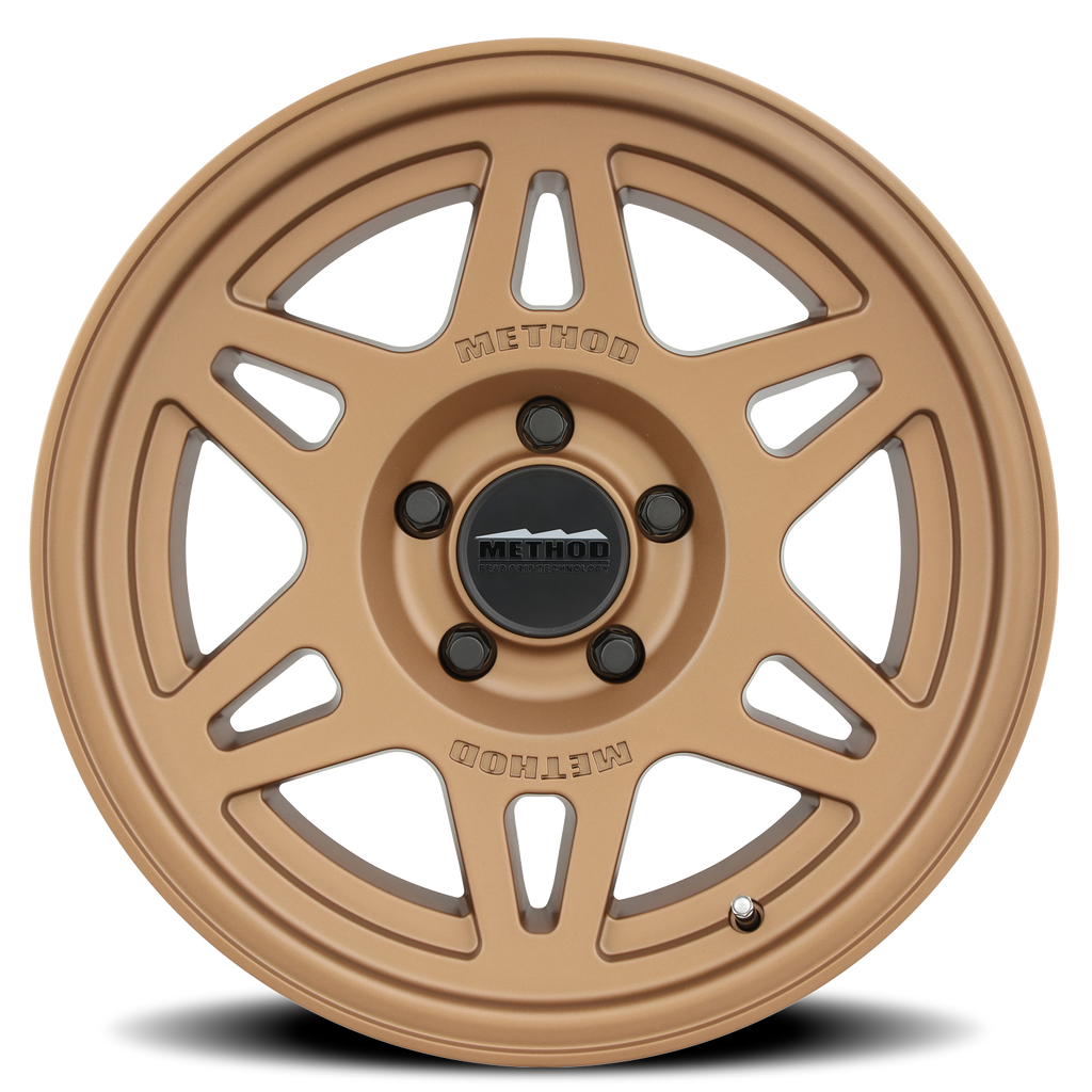 Aluminum Wheels 17x7.5 Bead Grip MR706 Bolt Pattern 5 On 160 Offset 50 Bronze BZ Method