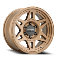 Load image into Gallery viewer, Aluminum Wheels 17x7.5 Bead Grip MR706 Bolt Pattern 6 On 130 Offset 50 Bronze BZ Method