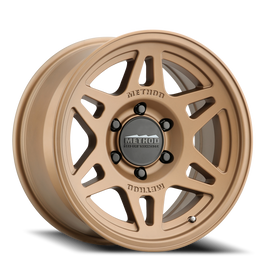 Aluminum Wheels 17x7.5 Bead Grip MR706 Bolt Pattern 6 On 130 Offset 50 Bronze BZ Method